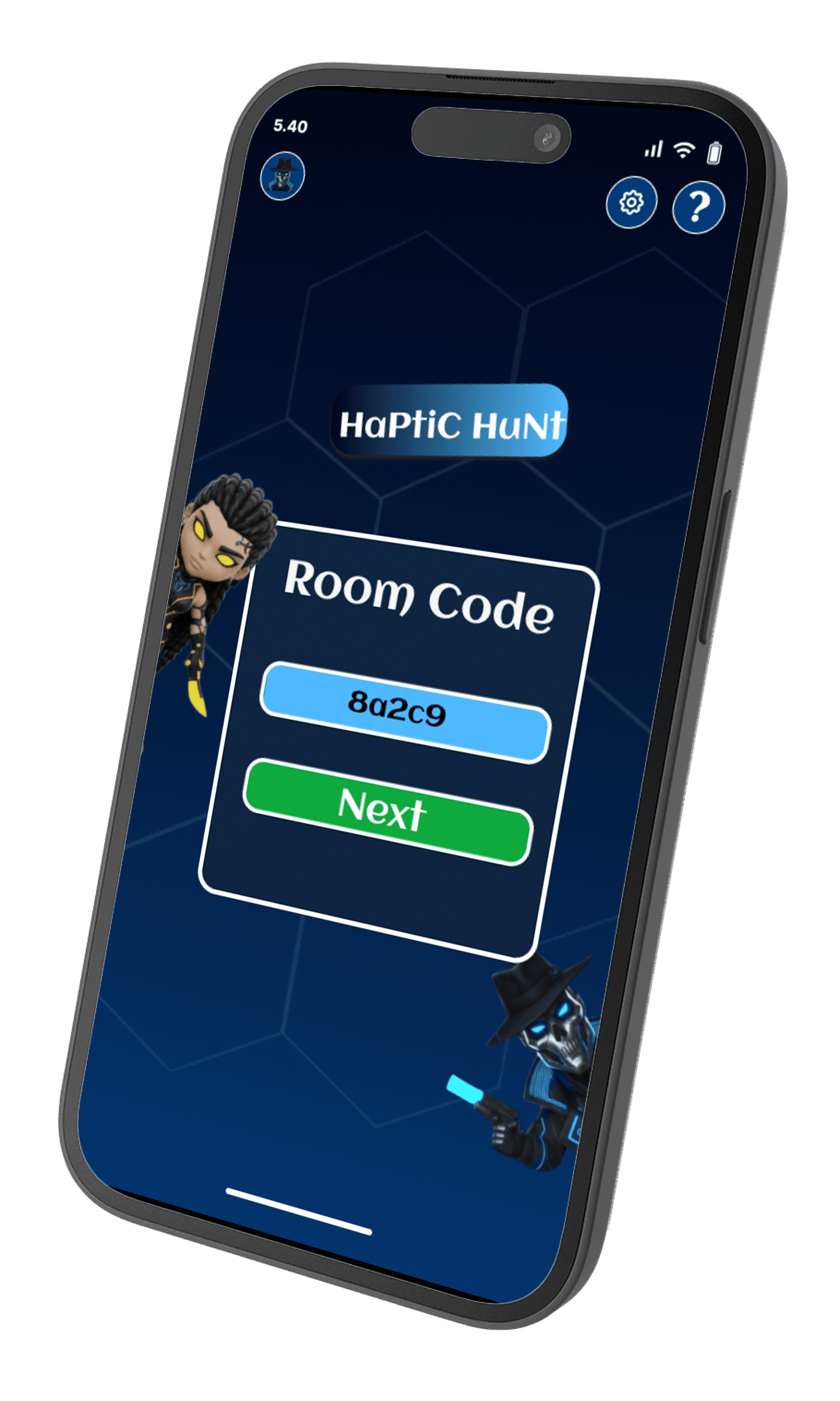 HaptIQ - Room Code